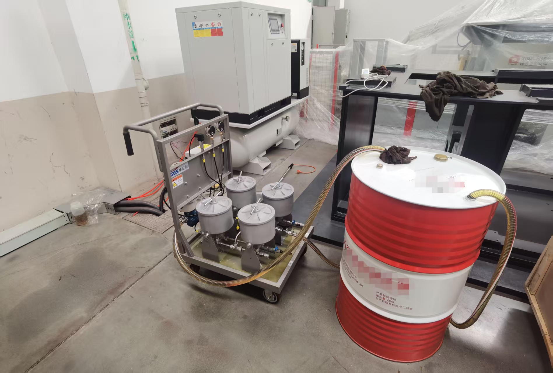 一体式压铸机液压油过滤